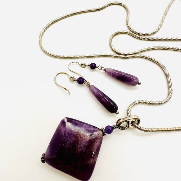 Natural Amethyst Jewelry lot - Picture 9 of 15